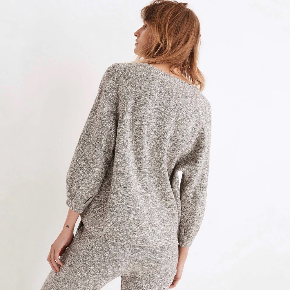 Madewell Women’s Telluride Pullover Gray Sweater Size Small - Picture 2 of 7